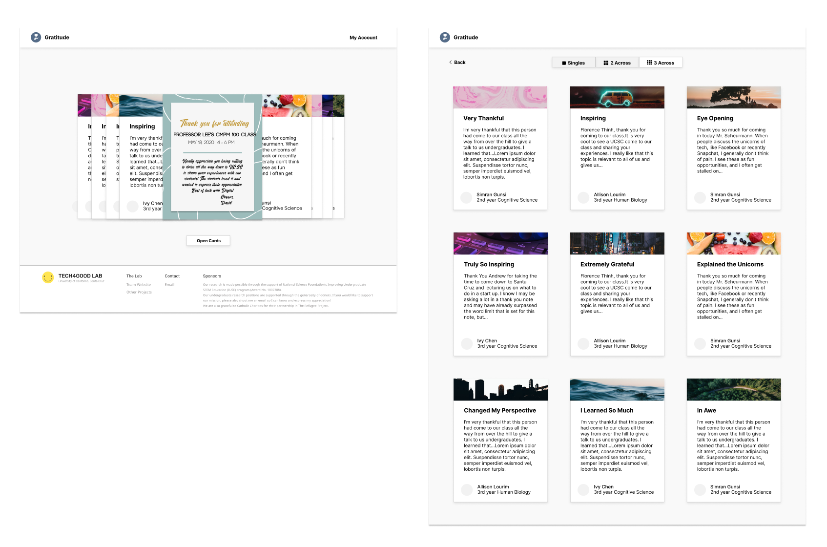 V2 visual design — customizable headers
